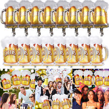 20 piezas cerveza globos Cheers jarra de cerveza globo de película Oktoberfest fiesta decoración