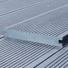 WPC placas de terraza maciza gris piedra premium terraza de madera suelo de terraza, patrón