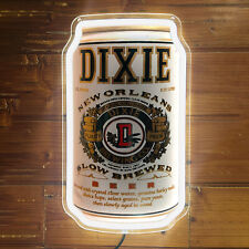 Letrero LED de lata de cerveza Dixie - Estilo vintage bar pub hombre cueva luz K1