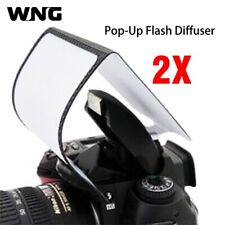 2 unidades difusor flash emergente universal pantalla suave para réflex réflex digital Canon Nikon Pentax