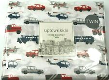 Uptown Kids 3 piezas vehículo doble juego de hojas helicóptero avión tren taxi coche camión