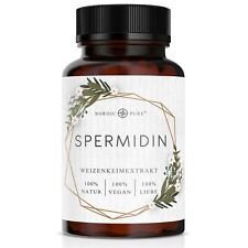 Spermidin 90 cápsulas, dosis altas, cápsulas veganas de espermidina extracto de germen de trigo