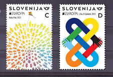 Eslovenia Eslovenia Europa CEPT 2023 ** Estampillada sin montar o nunca montada paz el valor más alto de la humanidad