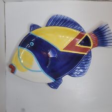 Plato de cerámica Style Eyes by Baum Bros Tropical Fish Collection