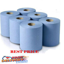 Paquete de 6 rollos azules alimentación central rollo azul 2 capas en relieve rollos azules