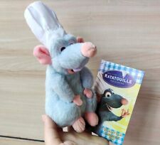 Juguete de peluche magnético de hombro Ratatouille Chef Remy de tienda Disney nuevo