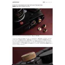 Botón del obturador Chih Ta Chen Deisgn Leica grueso - Q3 M8 M9 M10 M11