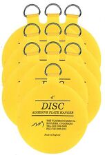 Original Invisible Disc Adhesive Plate Plateers Set de diez 4 pulgadas