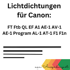 Junta de luz para Canon AE-1 A-1 AV-1 AT-1 Ftb EF F1 Light Seal de Ausgeknipst