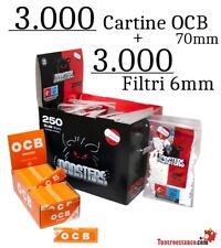 3.000 Orange OCB 70mm + 3.000 Filtri Monster 6mm