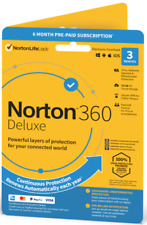 NORTON 360 Deluxe 2024 3 dispositivos 6 meses 25 GB Cloud ABO CORREO ELECTRÓNICO INMEDIATO