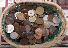 Lote 1 kilo variado de monedas del mundo circuladas
