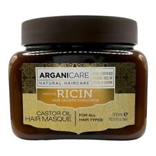 ARGANICARE - Masque soin cheveux accélérateur de pousse - Huile de RICIN 500ml