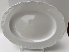 ROSENTHAL Monbijou blanco PLACA ovalada 29 x 21 cm sin usar