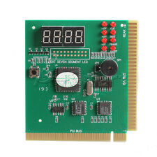 Tarjeta de diagnóstico de placa base PC PCI/ISA de 4 dígitos analizador de código postal probador USB PCI
