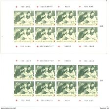 belgique 1963 carnets albert et paola 1267a et 1267b complet neuf