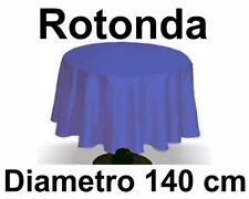 Tovaglia Rotonda 100% Cotone diametro 140 cm Tinta Unita Sirge Vari Colori