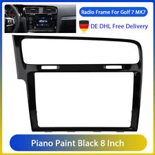 Piano negro coche radio placa marco radio marco radio marco para VW Golf MK7 7.5