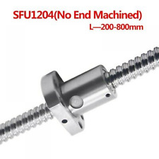 SFU1204 200-1500 mm sin husillo de bola acabado con tuerca de bola 1204