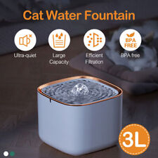 3L pozo para mascotas dispensador automático de agua para gatos perros con filtro DE