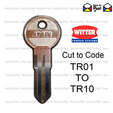 Llave de barra de remolque Witter (desmontable) serie TR teclas cortadas a código (TR01 a TR10)
