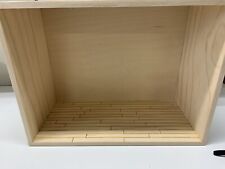 Caja de sombra habitación escala 1:12 viñeta casa de muñecas miniatura piso grabado 13x9x6 pulgadas