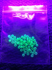 Uranium Vaseline glass beads