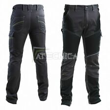 Pantalone da lavoro in cotone elasticizzato 250gr grigio AERRE JUMP-G 5 tasche