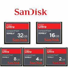 2 GB/4 GB/8 GB/16 GB/32 GB SanDisk memoria ultrafina CF 30 MB/S tarjeta CompactFlash