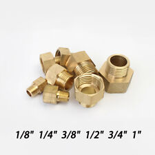 Brass BSP Male To NPT Female Pipe Equal/Reducer Threaded Adapter Fitting 1/8