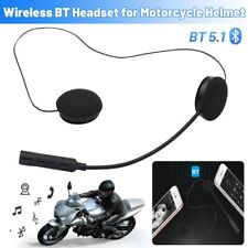 Bluetooth 5.1 Motorcycle Helmet Headset Headphone Speaker Motorbike Intercom Mic
