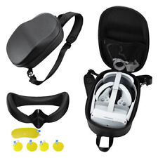 Estuche de transporte bolsa de almacenamiento para auriculares PICO 4 VR + cubierta de máscara con almohadilla facial + protector de lente