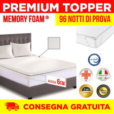 Topper Memory Foam | Correttore Materasso 6cm | Correttore | Antibatterico