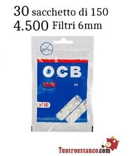 30 Sacchetto OCB filtri Slim 6 mm di 150 filtri