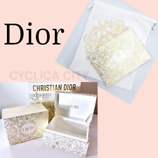 Dior Holiday Regalo 2023 Juego de Joyería Caja, Cuaderno, Bolsa con Cordón NUEVO Regalo VIP