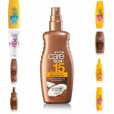 Avon Care Sun - spray solar, spf50, crema facial, loción corporal, acelerador de bronceado, aceite