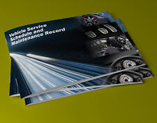 Libro de historial de servicio en blanco - libro de registro de vehículos de repuesto de mantenimiento de furgonetas de automóviles