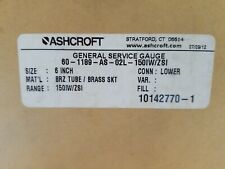 Ashcroft 60-1189-AS-02L-150IW/ZSI, medidor de servicio general, 6