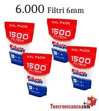 4 x Filtri Slim 6 mm 1.500 (6000 Filtri)