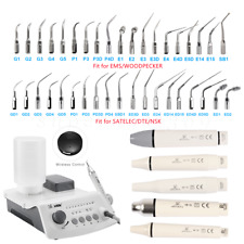 Escalador ultrasónico dental/pieza de mano LED/puntas aptas para EMS/pájaro carpintero/DTE/SATELEC ns
