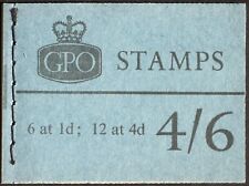 GB QEII 4/6d crowns booklet from September 1965 (L60) complete Cat £30