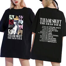 Camiseta Unisex Eras Tour Taylor Swift Estampado Swiftie Fan Concierto Manga Corta
