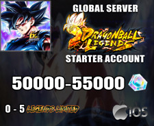 [IOS] DB LEGENDS ⭐ / 50000-55000💎 / Legends Limited 0-5 😎 /Dragon Ball Legends