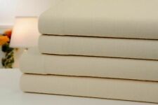 Fashion Home 100% Cotton Solid Flannel Sheet Set - Cozy, Soft, Deep Pocket Sheet