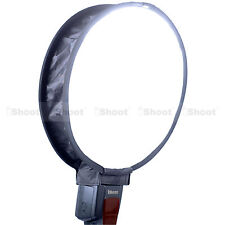 Reflector difusor mini flash redondo fácil de plegar para Nikon Sigma Speedlight