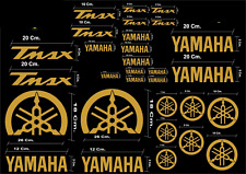 MAXI KIT 30 PEZZI SERIE DI ADESIVI YAMAHA TMAX T- MAX 500 - 530 COLORE oro