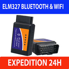 Interface Diagnostic Multimarque ELM327 USB BLUETOOTH WIFI PRO OBD2 IOS Android