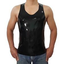 Camisa de látex de goma en color negro, talla única