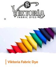 Viktoria® Tela Ropa Tinte Lazo 59 COLORES 200 g Tela para cada paquete Stock del Reino Unido