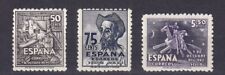 ESPAÑA 1947 IV Cent. Cervantes Edifil 1012/1014 Sin fijasellos MNH Cat 12 €